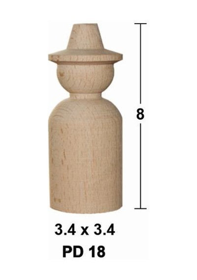 Boyanabilir Peg Doll Pd18