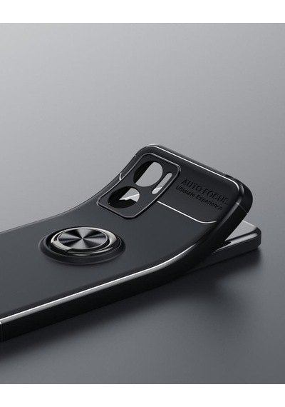Xiaomi Redmi Note 11e Kılıf Yüzüklü Magnetli Ravel Case Kapak