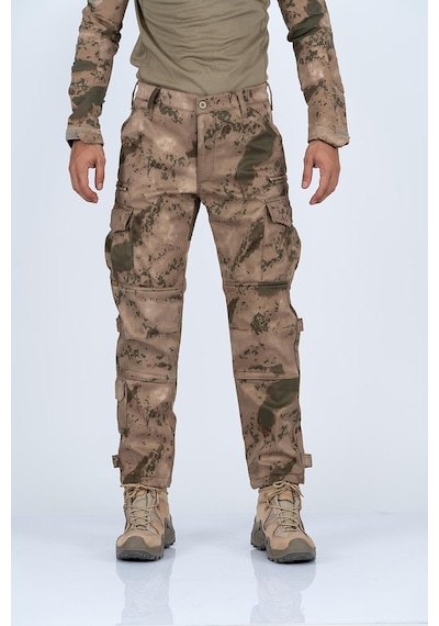 Combat Tactical Pantolon Komando Softshell Kamuflaj - 508-672-jandarma Çok Renkli