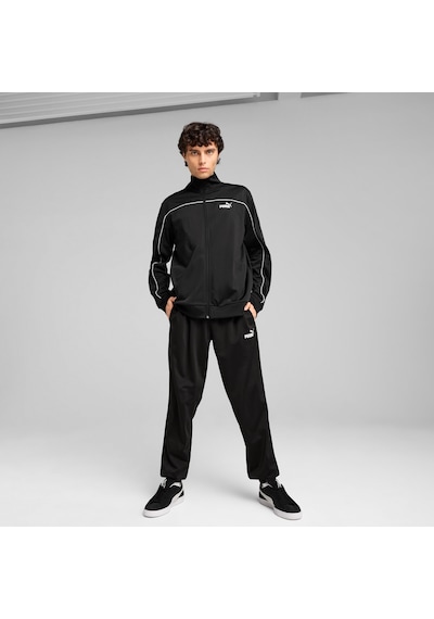 Puma Piping Erkek Siyah Eşofman Takımı 684852-01 Siyah