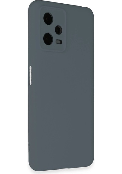 Newface Xiaomi Redmi Note 12 Pro 5g Kılıf Nano İçi Kadife Silikon Semeglbl - 40 - Gri