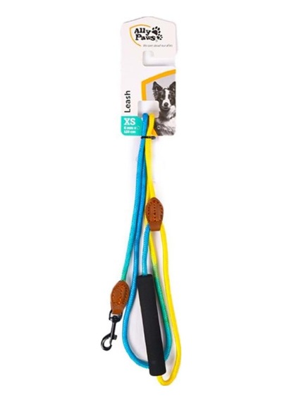 Ally Paws Leash Köpek Gezdirme Tasması Xs 6mm X 120cm Çok Renkli