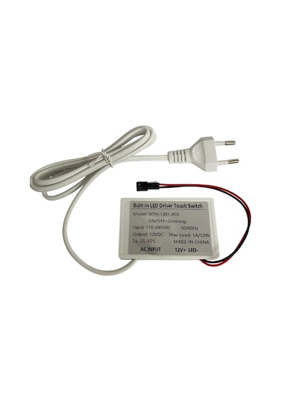 220 Volt Girişli Dokunmatik Touch Ayna Arkası Sensör 12v 1a Banyo Aynası Sensörü Mobilya Sensörü