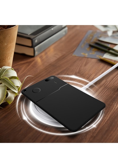 Micflip P28 Suya Dayanıklı AppleiOs UyumluVe Android Uyumlu Wireless Özellikli Akıllı Takip Kartı Siyah