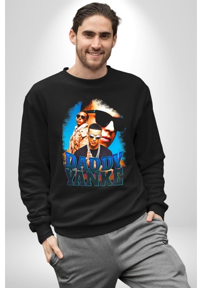 Daddy Yanke Unisex Siyah Sweatshirt Siyah