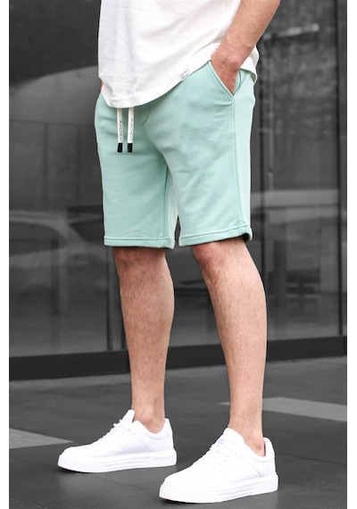 Madmext Mint Yeşili Basic Erkek Şort 6505-mint Yeşili Mint