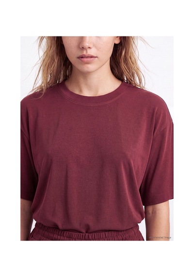 Lcw Dream Bordo Bisiklet Yaka Kadın Pijama Takımı
