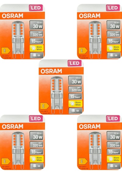 Osram 2,6w 30w 2700k Sarı Işık G9 Duylu Led Kapsül Ampul 5 Adet