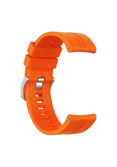 Microsonic Samsung Uyumlu Galaxy Watch 42Mm Kordon, Turuncu