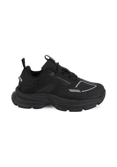 Pepino 2357 Ayakkabı Gf Çocuk Reflektif Çizgili Esnek Bağcıklı Kalın Taban Koşu Ve Yürüyüş Sneaker Siyah Pepino 2357 Ayakkabı Gf Çocuk Reflektif Çizgili Esnek Bağcıklı Kalın Taban Koşu Ve Yürüyüş Sneaker Siyah