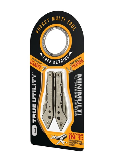 TRUE Kamp Utility 195k Mini Multi Penseli Anahtarlık Çok Renkli