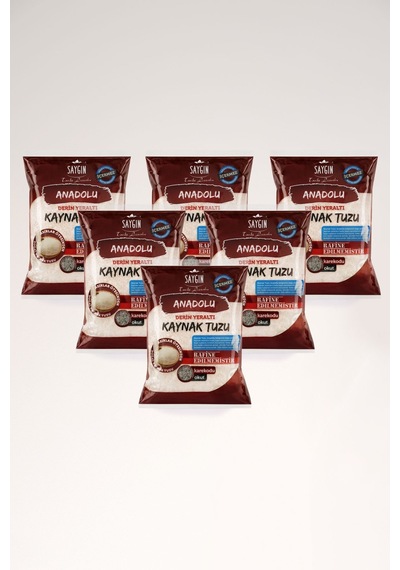 Saygın Doğal Yeraltı Kaynak Tuzu 6 x 500 G