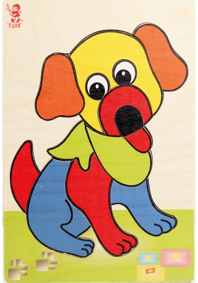 Köpek Ahşap Puzzle
