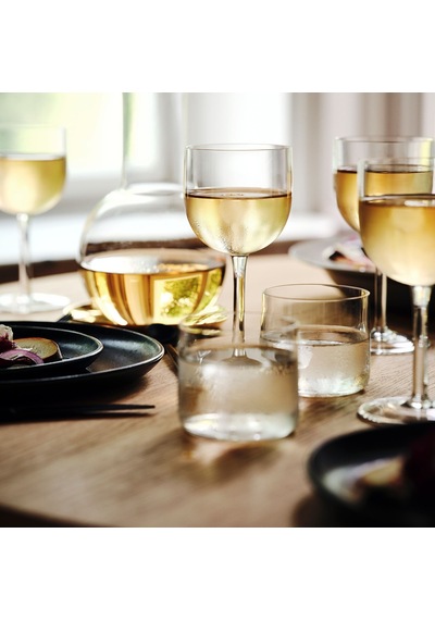 Ikea Stockholm 2025 Şarap Kadehi 32 Cl 4'lü Şeffaf