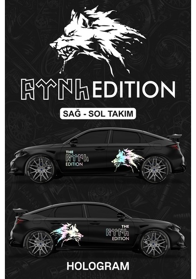The Türk Edıtıon Sticker - Yan Gövde Kaplama Seti Hologram - 864812508