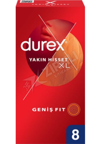 5 Adet Durex Yakın Hisset Xl 8'li