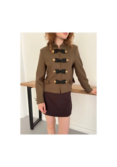 Verymoda Çin Düğmeli Ceket F2105 Haki