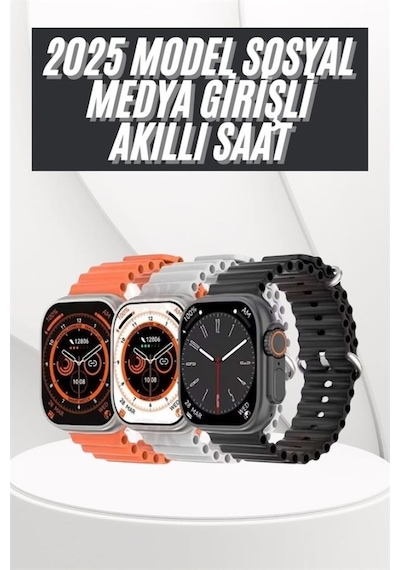 Yeni Nesil Akıllı Saat Uyku Ve Sağlık Takibi Titeşimli Sesli Arama Mesaj Ve Bildirim Görme