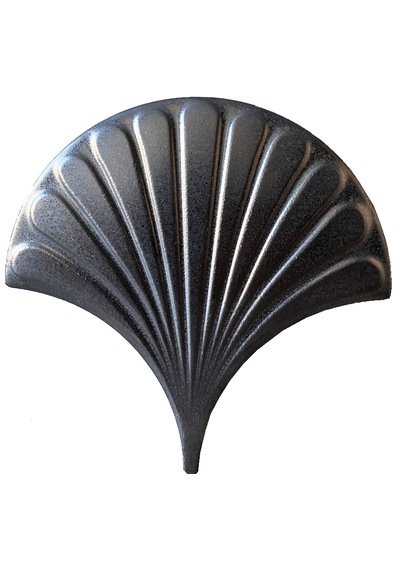 Armada Çini 17x17 Cm Metalik İstiridye Balık Pulu Seramik