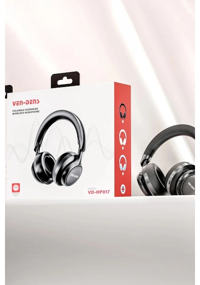 Ven-dens VD-HP017 Bluetooth 5.4 Kablosuz Kulak Üstü Kulaklık