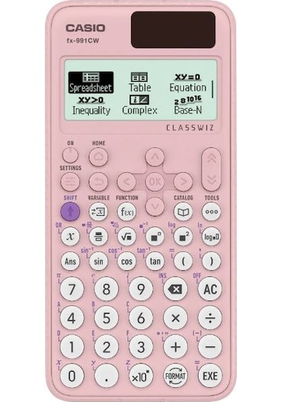 Casio FX-991CW-W-DT ClassWiz Pembe Bilimsel Fonksiyonlu Hesap Makinesi