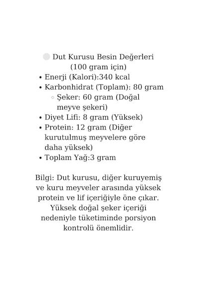 Furkan Telbisoğlu Maraş Yöresi Taze Dut Kurusu Katkısız Yöresel 250 G Maraş Yöresi