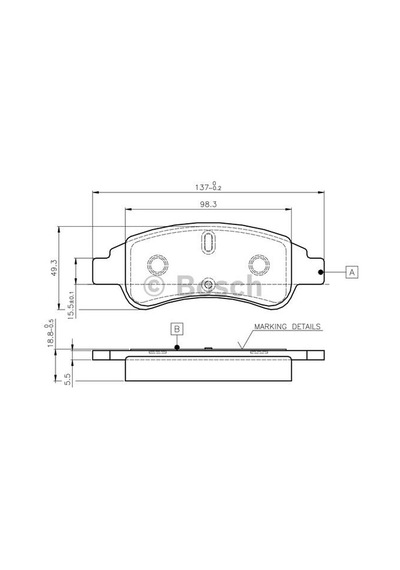 BOSCH 986495430 0986TB2408 ÖN BALATA P206-P207-P307-PARTNER-BERLI