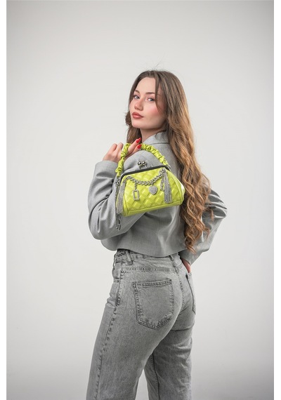 Ççs 18243 Kadın Omuz Askılı Çapraz Çanta Yeşil