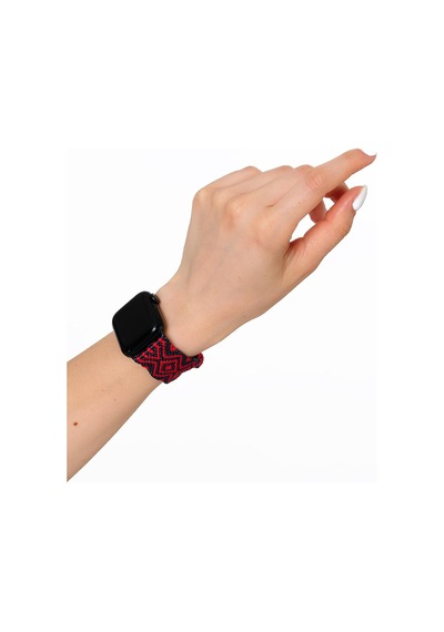 Natural Silver 38-40-41 Mm Smart Watch Braided Band Çok Renkli