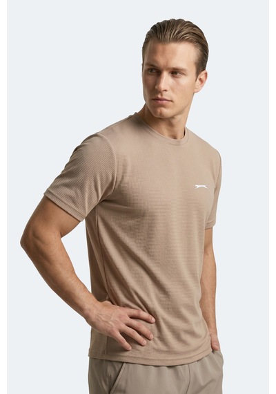 Slazenger Hıjack I Erkek Vizon Tişört