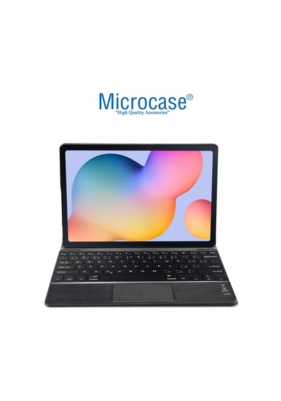 Samsung Uyumlu Tab S6 Lite P610 Bt Touchpad Klavyeli Standlı Kılıf -Bkk5