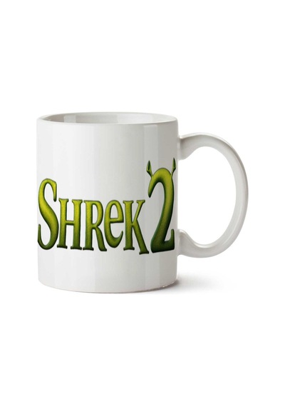 Shrek 2 İki Tarafı Baskılı Kupa Bardak Çok Renkli
