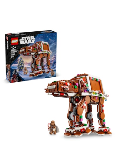 LEGO® Star Wars™ Zencefilli Kurabiye AT-AT™ Walker 40806 –10+ Yaş Çocuklar için Minifigür İçeren Yılbaşı Oyuncak Yapım Seti (697P)