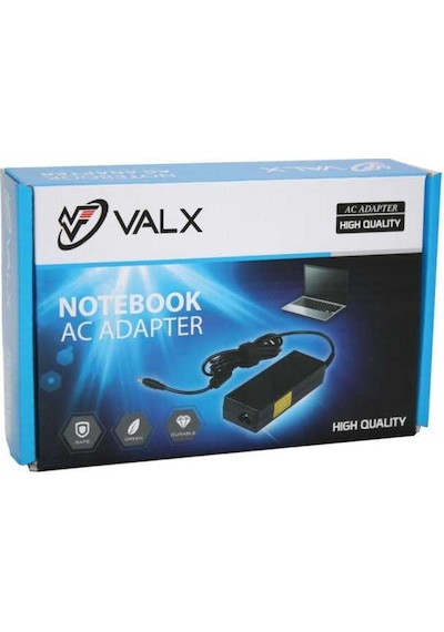 Valx La-20075  20V 4.5A 90W  Sarı Dörtköşe Pin  Adap.