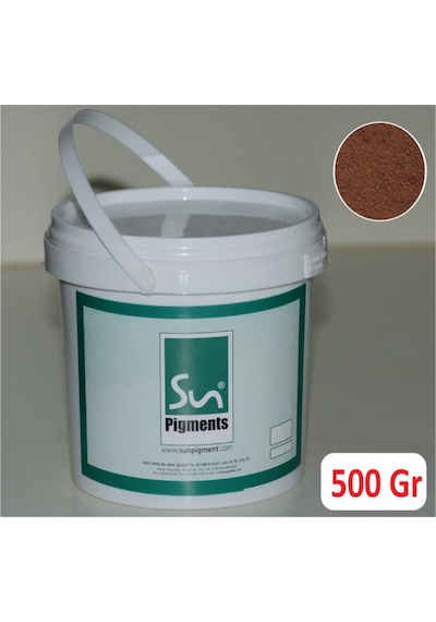Demir Oksit Kahverengi Pigment 500 Gr