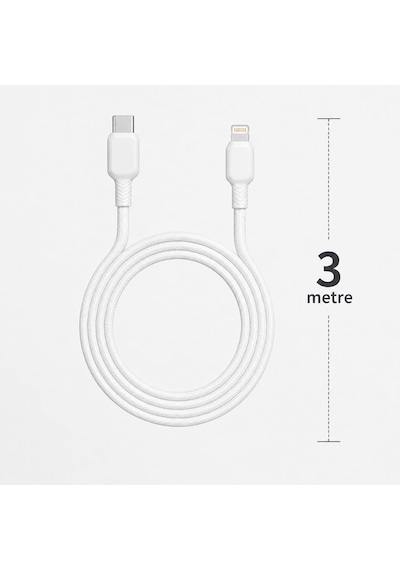 Type-c To Lightning Şarj Kablosu 3 Metre Hızlı Şarj Ve Usb Veri Aktarım Kablosu, High Speed Charging Destekli Uzun Kablo, Usb Charging Energy Saving Data Sync Kablo Zr938 Type-c To Lightning Şarj Kablosu 3 Metre Hızlı Şarj Ve Usb Veri Aktarım Kablosu, High Speed Charging Destekli Uzun Kablo, Usb Charging Energy Saving Data Sync Kablo Zr938
