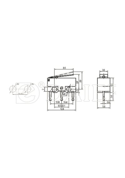Buharaelektronik-Ic-162 Micro Switch Mini Paletli