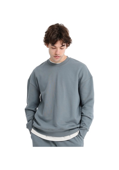 Sportive Ault Oversize Erkek Gri Günlük Stil Sweatshirt 25ke1009-grı 1776151 Gri
