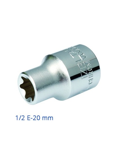 İzeltaş Star Torx Lokma 1-2 E-20 Mm