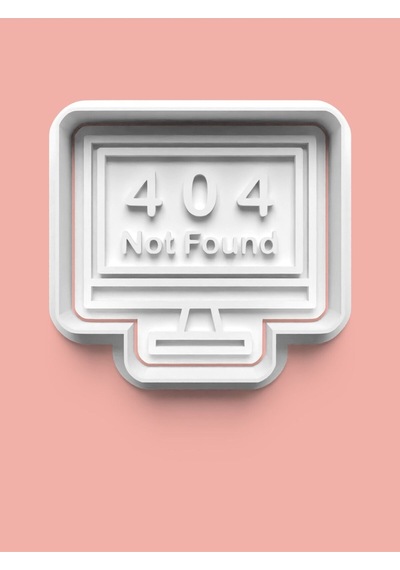404 Not Found Kurabiye Kalıbı Ve Şeker Hamuru Kalıbı 4'lü Set