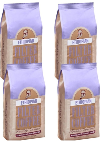 Kurukahveci Mehmet Efendi Ethiopian Filtre Kahve 4 X 250 G Filtre