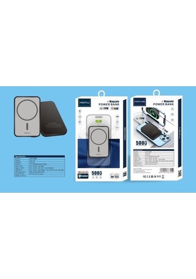 Hepu Hp 223 Pd 20w Magsafe Kablosuz 5.000 Manyetik Hızlı Şarj