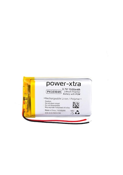 Power-xtra Px103049 - 3.7v 1500 Mah Li-polymer Pil - Devreli