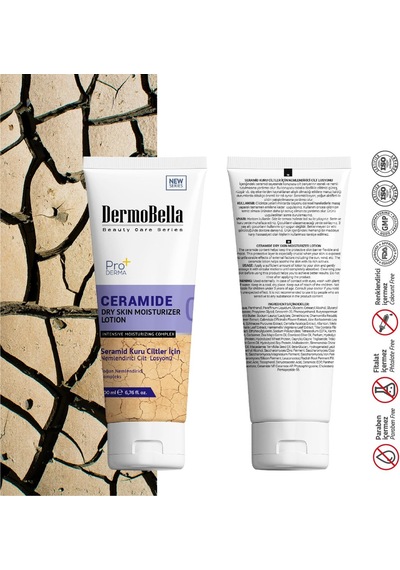 Ceramide Kuru Ciltler Için Nemlendirici Ve Yatıştırıcı Cilt Losyonu 200 Ml