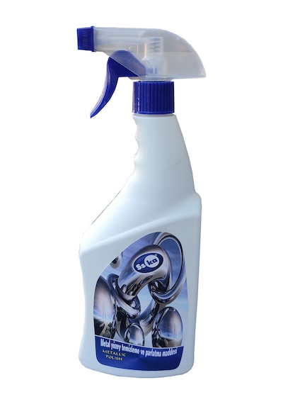 SSKA İnox Paslanmaz Çelik Metal Krom Nikel Çok Amaçlı Yüzey Temizleyici - 500 ML - Sprey