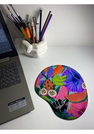 Aloha Hawaii Baskılı Bilek Destekli Mouse Pad Mousepad