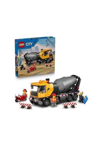 Büyük Beton Mikseri Oyun Seti - 7 Yaş Ve Üzeri İçin 3 Minifigür İle