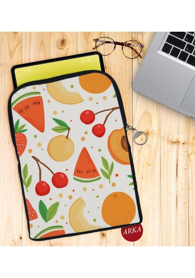 Bk Gift Meyveler Tasarımlı Taşınabilir Koruyucu Tablet Kılıfı & O (531953348)