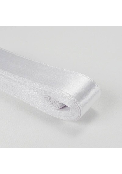 Beyaz Saten Kurdela 3 Cm. X 10 Metre 6