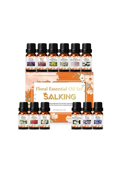 Salking Uçucu Yağ Seti 12x10ml, Koku Yağları